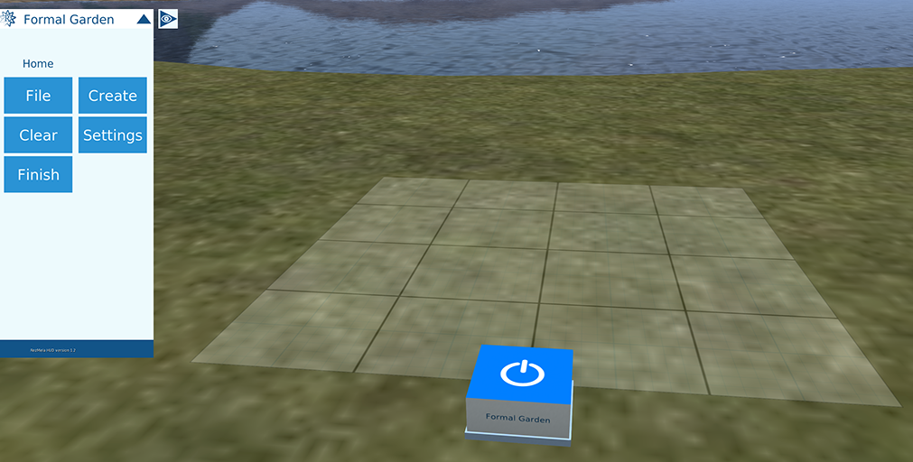 When signed into the app, the HUD appears